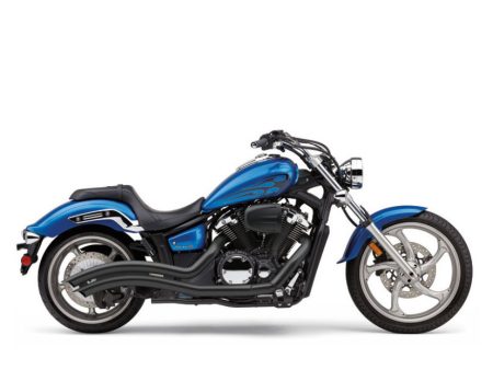 Speedster Swept Exhaust - Black. Fits Yamaha Stryker 1300 2011-2017 COBRA EXHAUST