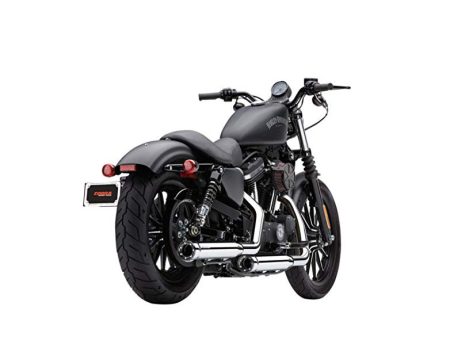 3in. RPT Slip On Mufflers - Chrome with Black Tips. Fits Sportster 2014-2021 COBRA EXHAUST