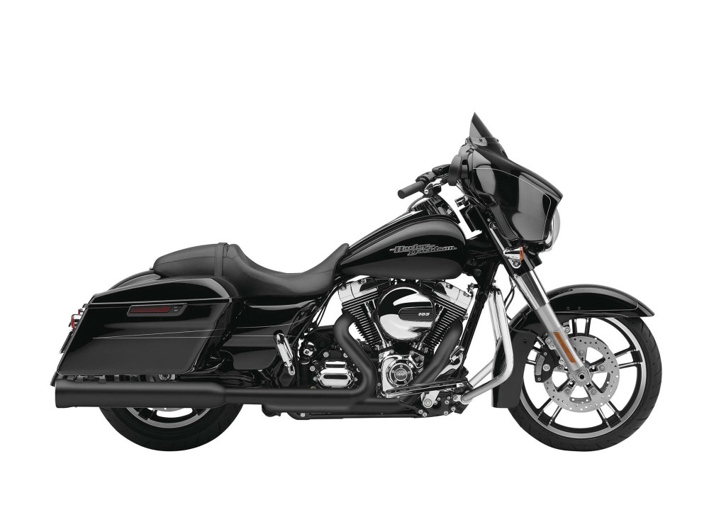 4in. Neighbor Hater Slip-On Mufflers - Black. Fits Touring 1995-2016 & Trike 2017-2020. COBRA EXHAUST