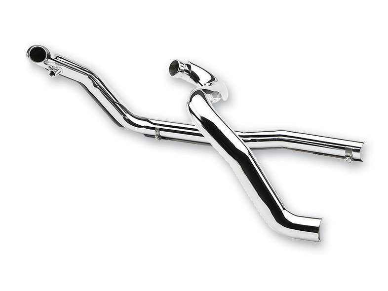 True Dual Headers - Chrome. Fits Touring 1995-2008. COBRA EXHAUST - Image 3