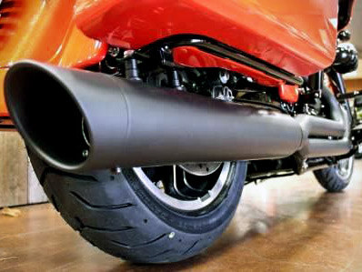 Billet Cat 2-into-1 Exhaust - Black. Fits Touring 2017-2023 D&D EXHAUST - Image 3