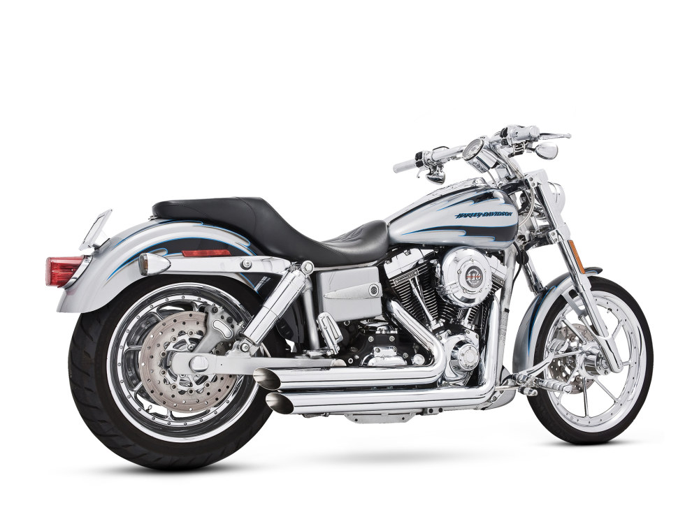 Amendment Exhaust - Chrome. Fits Dyna 1991-2005. FREEDOM PERFORMANCE EXHAUST