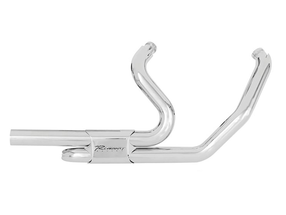 Right Side Tuck & Under Headers - Chrome. Fits Touring 2009-2016. RINEHART EXHAUST - Image 2