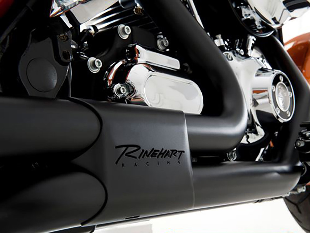 Right Side Tuck & Under Headers - Black. Fits Touring 2009-2016. RINEHART EXHAUST - Image 3