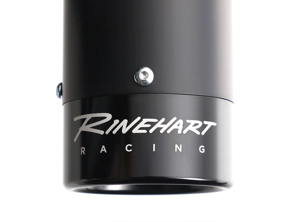 4.5in. DBX45 Slip-On Mufflers - Black with Black End Caps. Fits Indian Big Twin 2014up with Hard Saddle Bags. RINEHART EXHAUST - Image 4