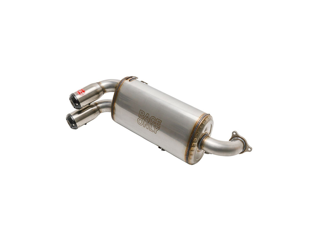 Power Tune XTO UTV Exhaust - Stainless Steel with Race Muffler. Fits Polaris RZR Pro XP 2020up. S&S - Image 3