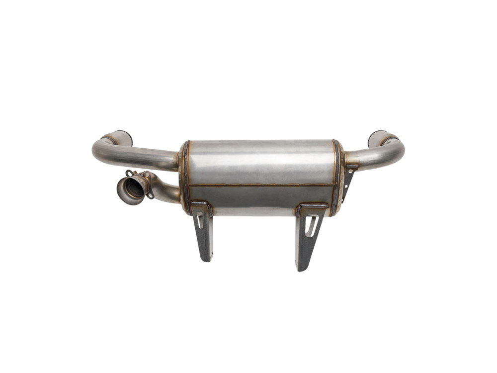 Power Tune XTO UTV Exhaust - Stainless Steel with Race Muffler. Fits Can-am Maverick X3 2017up S&S - Image 2