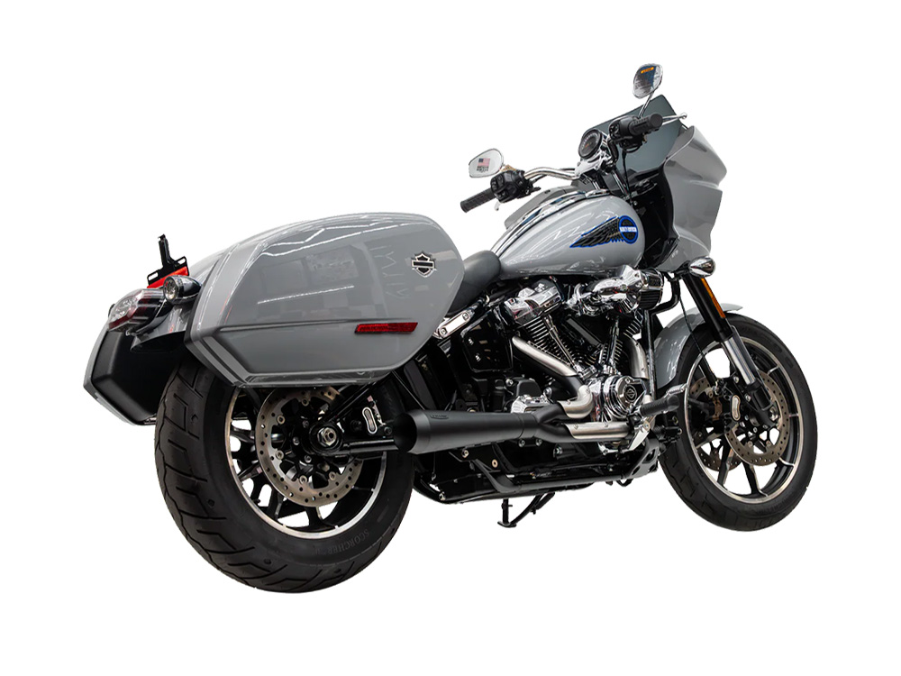 Assault 2-into-1 Exhaust - Black. Fits Softail 2018up. Trask Performance - Image 2