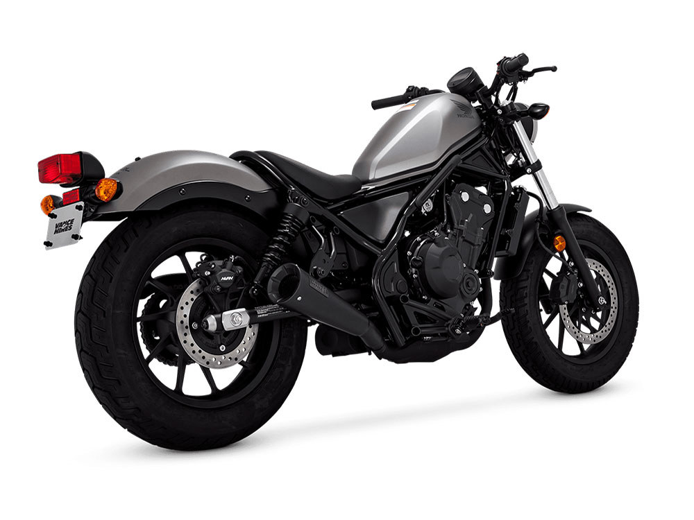 Upsweep Slip-On Muffler - Black. Fits Honda CMX / Rebel 500cc 2017up Vance and Hines - Image 2
