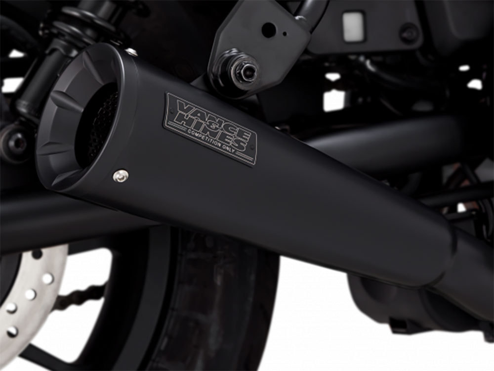 Upsweep Slip-On Muffler - Black. Fits Honda CMX / Rebel 500cc 2017up Vance and Hines - Image 3