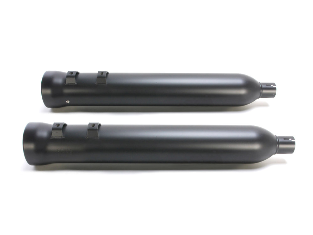 4in. Neighbor Hater Slip-On Mufflers - Black. Fits Touring 2017up. COBRA EXHAUST - Image 2