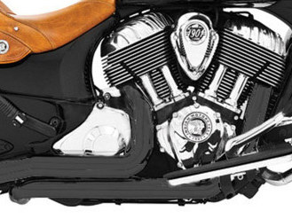 True Dual Headers - Black. Fits Indian Tourer 2014up. FREEDOM PERFORMANCE EXHAUST - Image 3