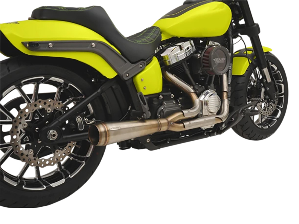 Assault 2-into-1 Exhaust - Stainless Steel. Fits Softail 2018up. Trask Performance - Image 2