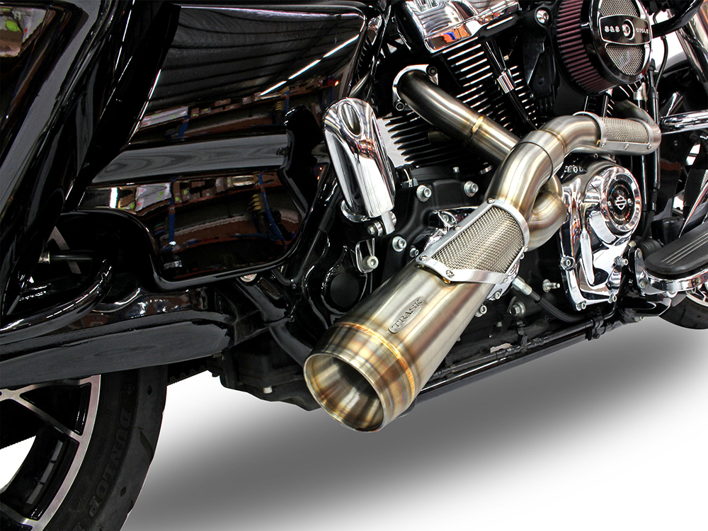 Big Sexy Performance 2-into-1 Exhaust - Stainless Steel. Fits Touring 2017up. Trask Performance - Image 3