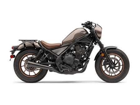 Slip-On Muffler - Black with Bronze Tip. Fits Honda CMX / Rebel 500cc 2017up COBRA EXHAUST