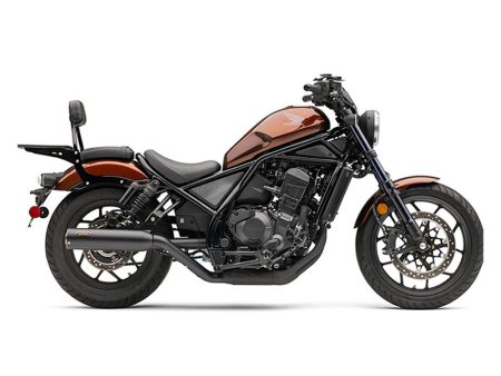 Slip-On Muffler - Black with Bronze Tip. Fits Honda CMX / Rebel 1100cc 2021up COBRA EXHAUST