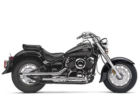 Drag Pipes - Chrome. Fits Yamaha V-Star XVS650 1998-2019 COBRA EXHAUST