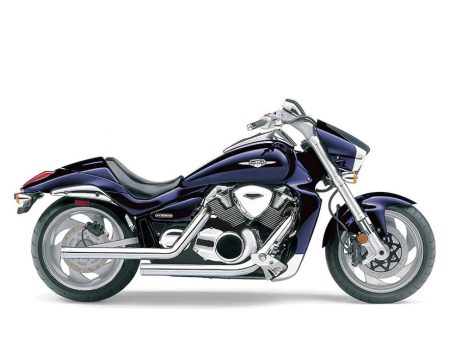 Dragster Exhaust - Chrome. Fits Suzuki M109R 2006up. COBRA EXHAUST