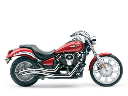 Speedster Swept Exhaust - Chrome. Fits Kawasaki Vulcan 900 2006up. COBRA EXHAUST