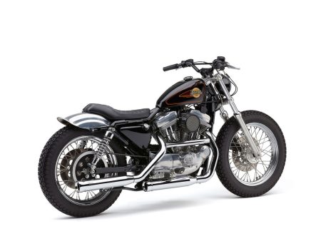 3in. Neighbor Hater Slip-On Mufflers - Chrome. Fits Sportster 1986-2003. COBRA EXHAUST