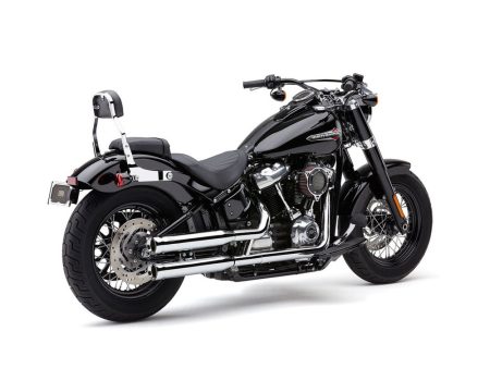 3in. Neighbour Hater Slip-On Mufflers - Chrome. Fits Heritage Classic 2018-2024 & Deluxe 2018-2020 COBRA EXHAUST