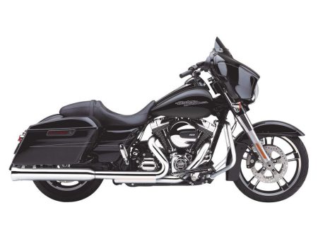 4in. Neighbor Hater Slip-On Mufflers - Chrome. Fits Touring 1995-2016 & Trike 2017-2020. COBRA EXHAUST
