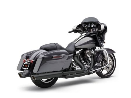 4in. 909 Back Slash Slip-On Mufflers - Black. Fits Touring 2017up. COBRA EXHAUST