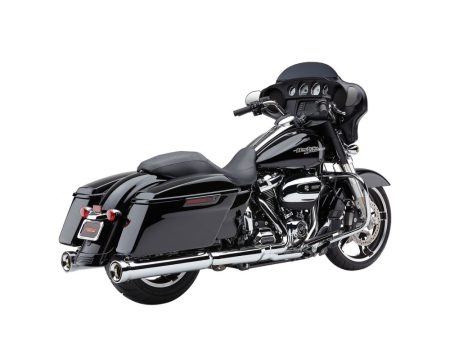 4in. Neighbor Hater Slip-On Mufflers - Chrome. Fits Touring 2017up. COBRA EXHAUST
