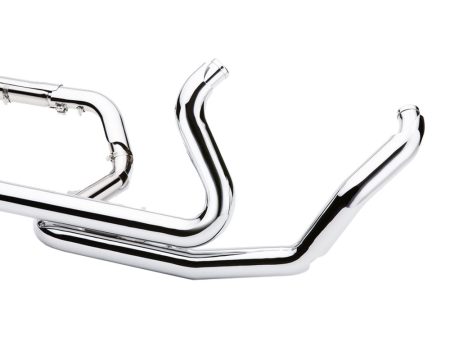 Power Port Right Side Tuck & Under Headers - Chrome. Fits Touring 2009-2016. COBRA EXHAUST