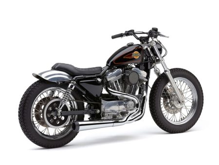 El Diablo 2-into-1 Exhaust - Chrome with Black End Cap. Fits Sportster 1986-2003. COBRA EXHAUST