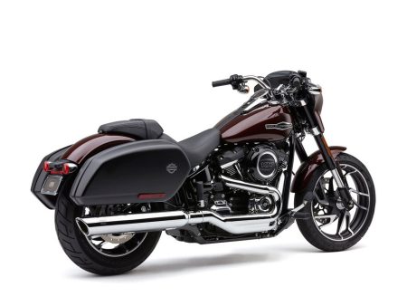 4in. 909 Back Slash Slip-On Muffler - Chrome. Fits Sport Glide 2018-2024 COBRA EXHAUST