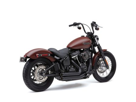 Speedster 909 Exhaust - Black. Fits Street Bob 2018-2024, Standard 2020-2024, Deluxe & Low Rider 2018-2020 & Softail Slim 2018-2021 COBRA EXHAUST