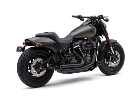 Speedster 909 Exhaust - Black. Fits Fat Bob 2018-2024 COBRA EXHAUST