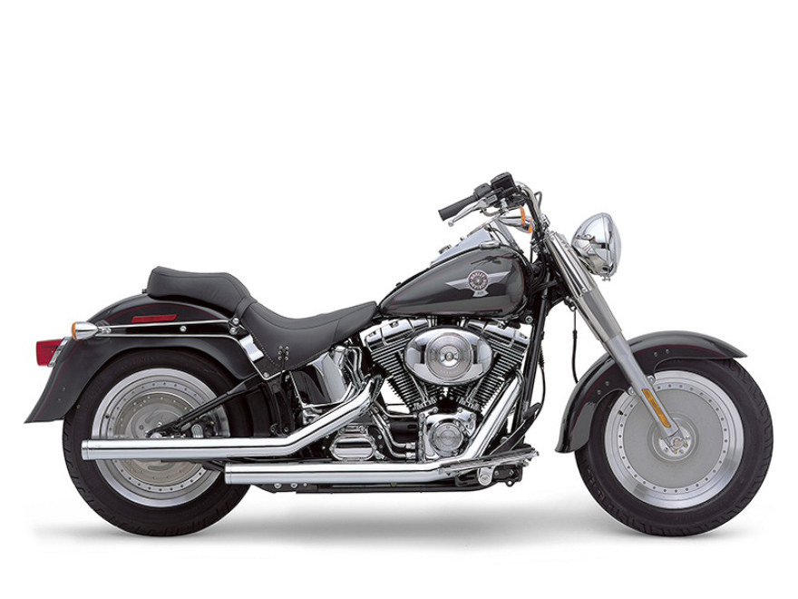 Straightshot Dragster Exhaust - Chrome. Fits Softail 1986-2017. COBRA EXHAUST