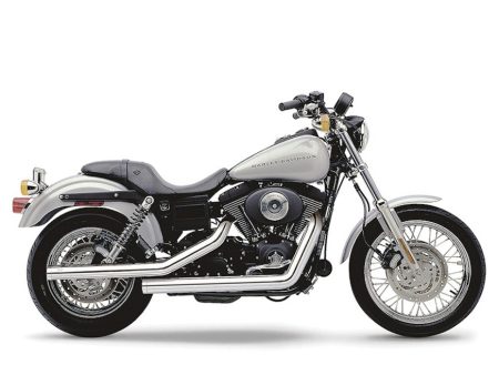 Straightshot Dragster Exhaust - Chrome. Fits Dyna 1991-2005. COBRA EXHAUST