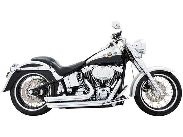 Amendment Exhaust - Chrome. Fits Softail 1986-2017. FREEDOM PERFORMANCE EXHAUST