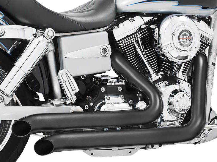 Declaration Turnouts Exhaust - Black. Fits Dyna 2006-2017. FREEDOM PERFORMANCE EXHAUST - Image 2