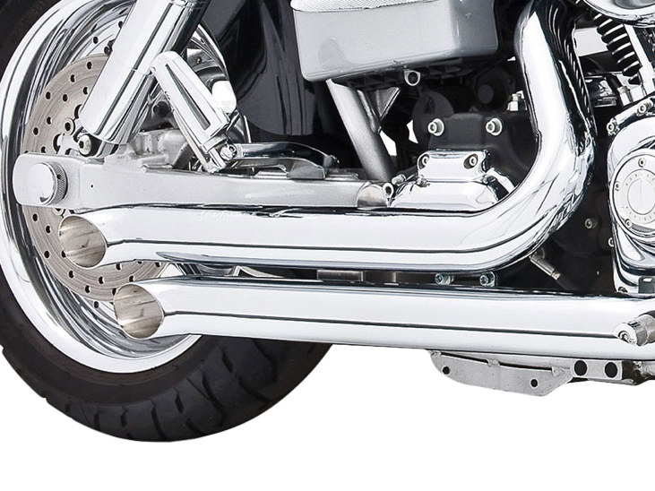 Declaration Turnouts Exhaust - Chrome. Fits Dyna 2006-2017. FREEDOM PERFORMANCE EXHAUST - Image 3