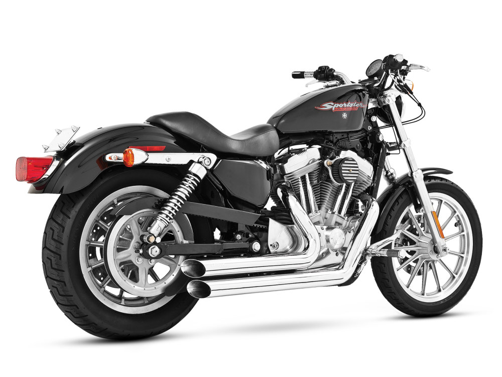Amendment Exhaust - Chrome. Fits Sportster 2004-2021 FREEDOM PERFORMANCE EXHAUST