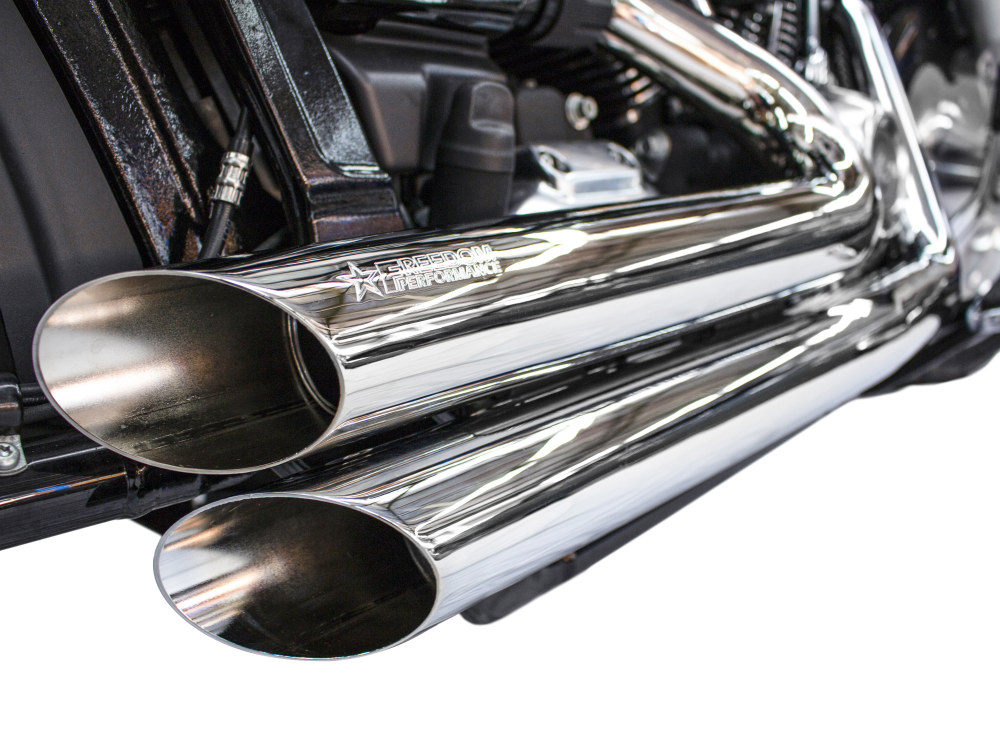 Amendment Exhaust - Chrome. Fits Softail 2018up. FREEDOM PERFORMANCE EXHAUST - Image 2