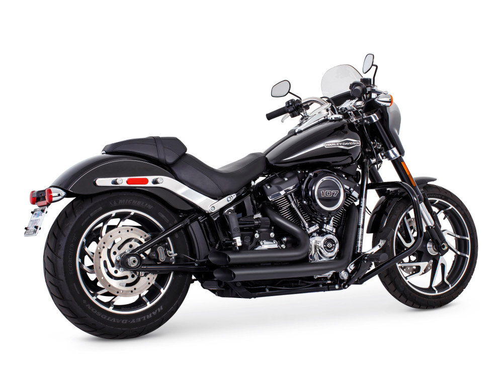 Amendment Exhaust - Black. Fits Softail 2018up. FREEDOM PERFORMANCE EXHAUST - Image 2