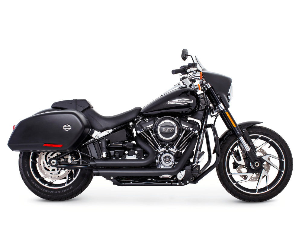 Amendment Exhaust - Black. Fits Softail 2018up. FREEDOM PERFORMANCE EXHAUST - Image 3