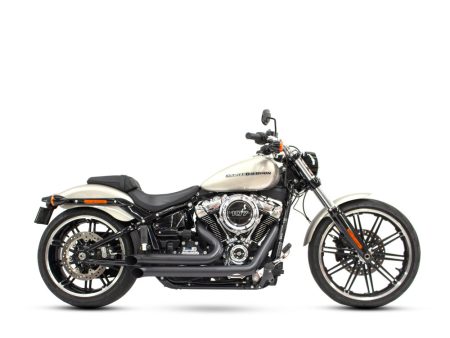 Declaration Turnouts Exhaust - Black. Fits Softail 2018up. FREEDOM PERFORMANCE EXHAUST