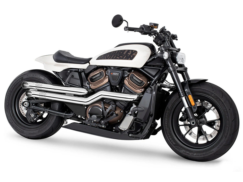 Declaration Turnouts Exhaust - Chrome. Fits Sportster S 2021-2023 FREEDOM PERFORMANCE EXHAUST