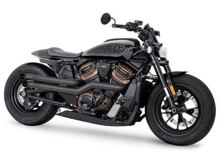 Declaration Turnouts Exhaust - Black. Fits Sportster S 2021-2023 FREEDOM PERFORMANCE EXHAUST