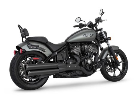 3.25in. Slip-On Mufflers - Black with Black Signature End Caps. Fits Indian Cruiser 2022up FREEDOM PERFORMANCE EXHAUST