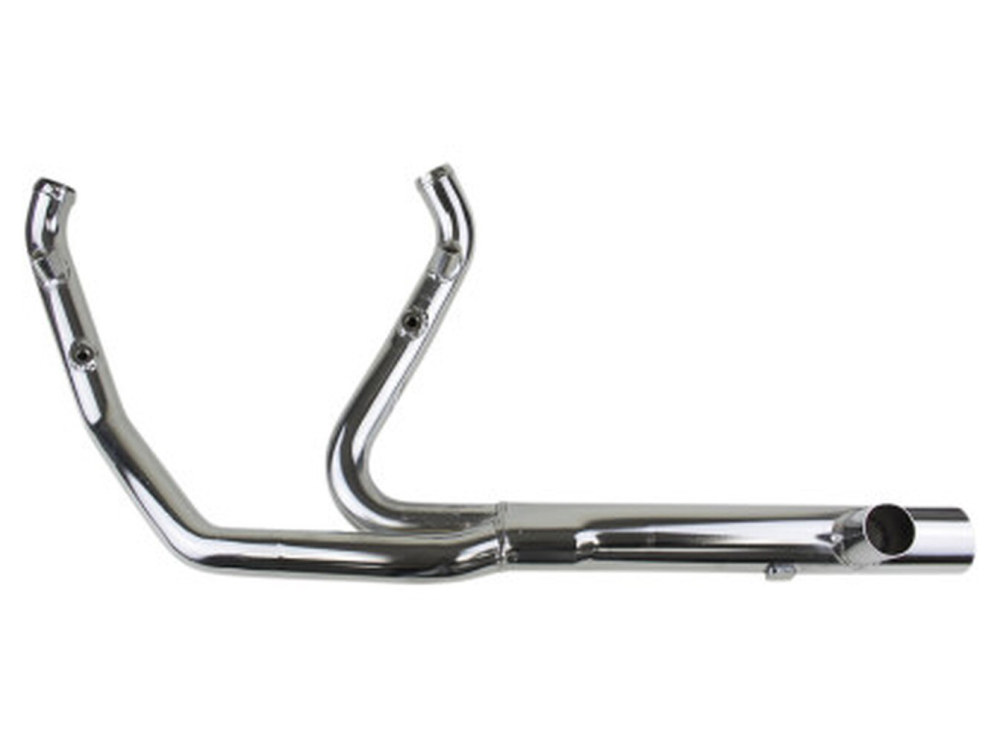 Hide-Away Performance Headers with 2.5in. Collector - Chrome. Fits Touring 2017up. Khrome Werks