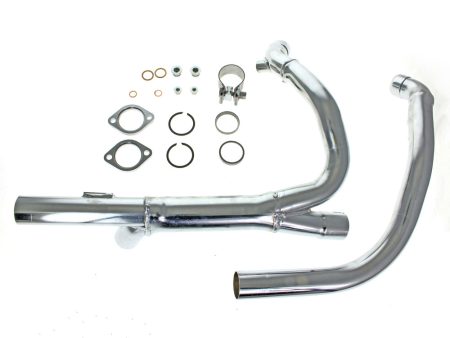 Hide-Away Performance Headers - Chrome. Fits Indian Tourers 2021up Khrome Werks