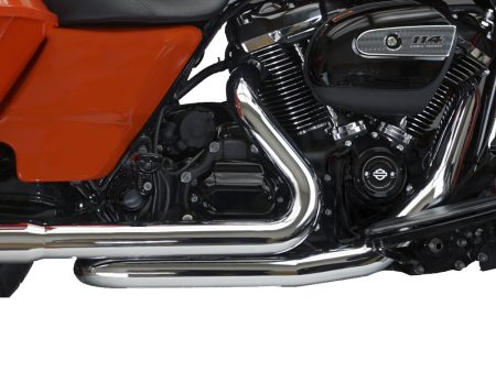 Right Side Tuck & Under Headers - Chrome. Fits Touring 2017up. Khrome Werks