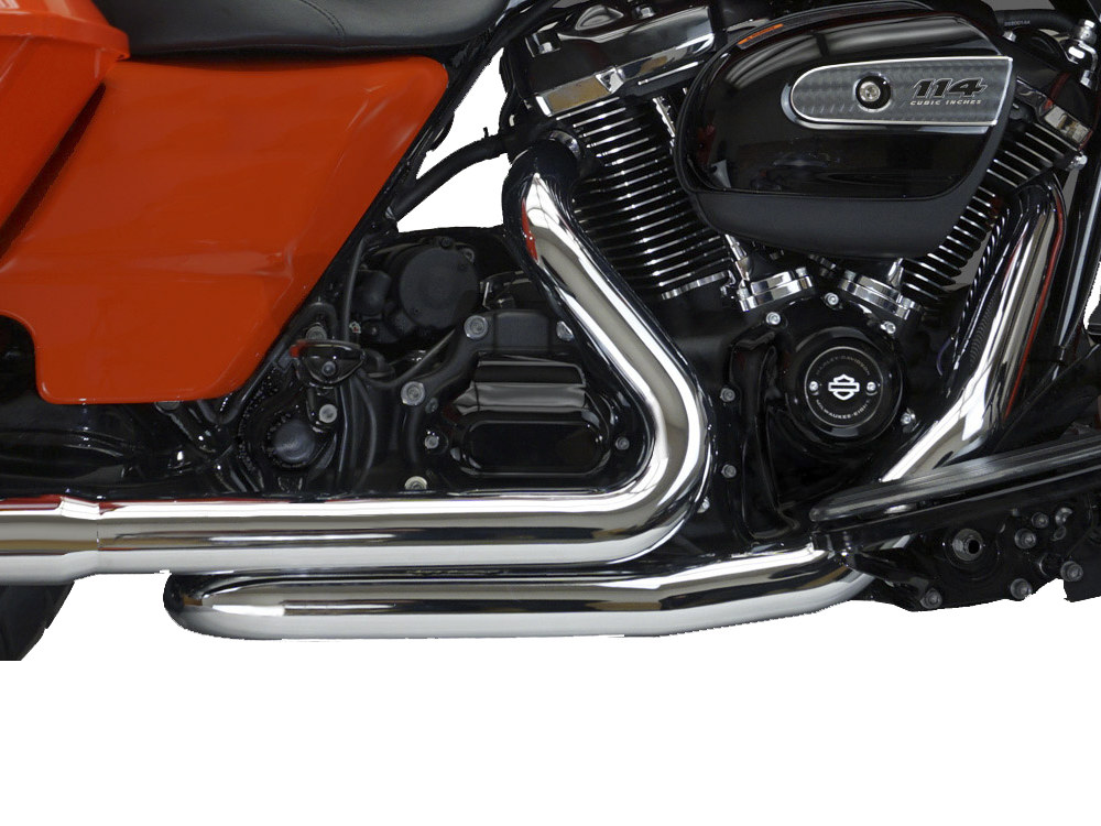 Right Side Tuck & Under Headers - Chrome. Fits Touring 2017up. Khrome Werks